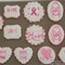 Breast Cancer Messages Cookie Stencil| Awareness Stencil | Go Pink | Arts & Crafts | Confection Couture |